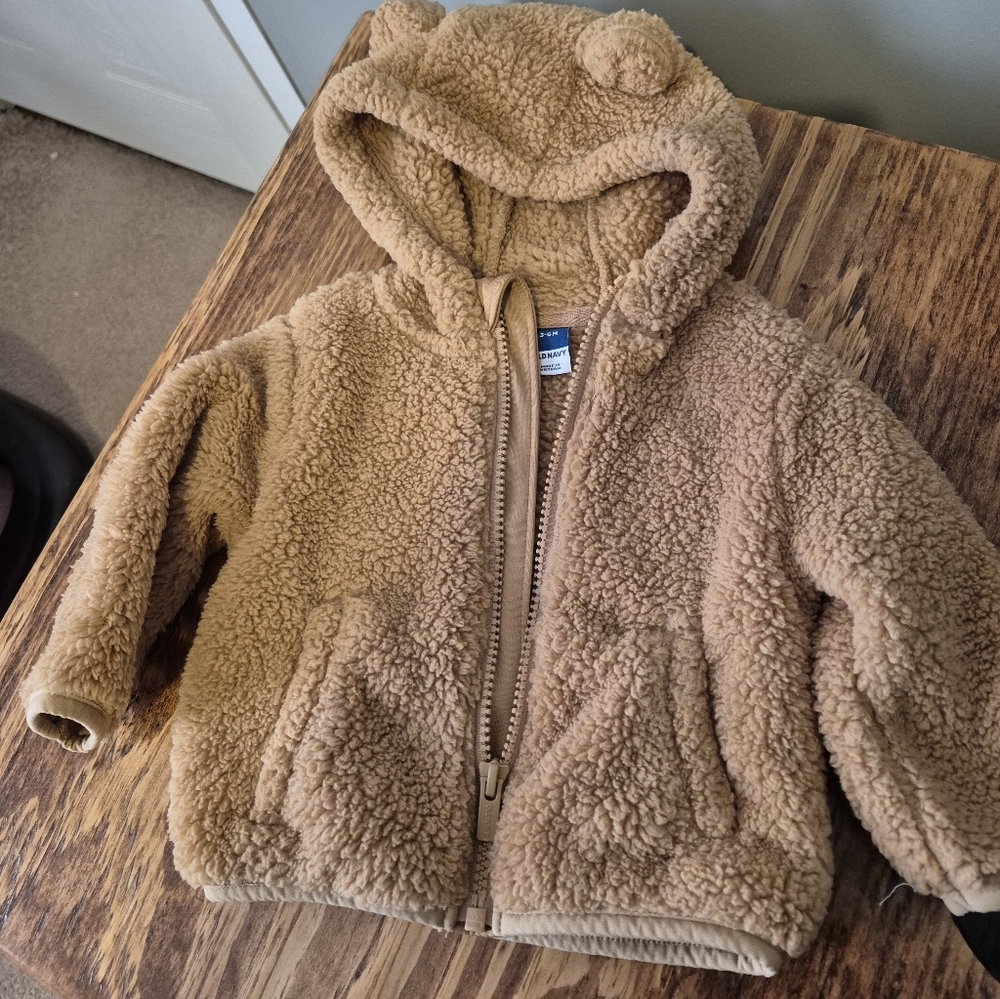Cozy Tan Teddy Bear Hoodie